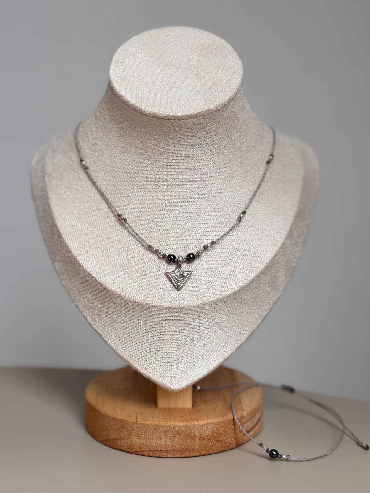 Makramee Kette und Armband aus dem Bundle Hedy