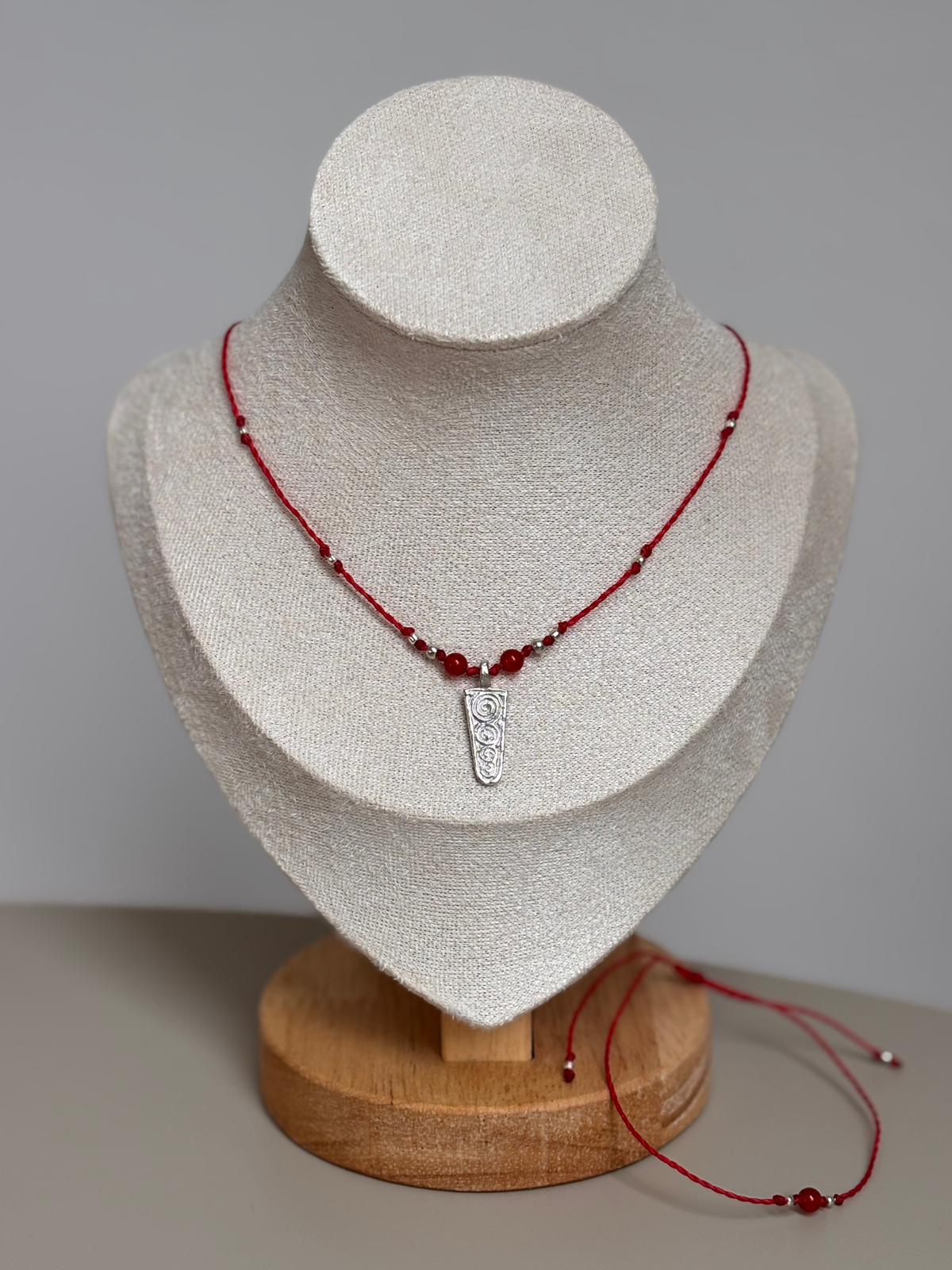 Makramee Kette und Armband aus dem Bundle Hedy