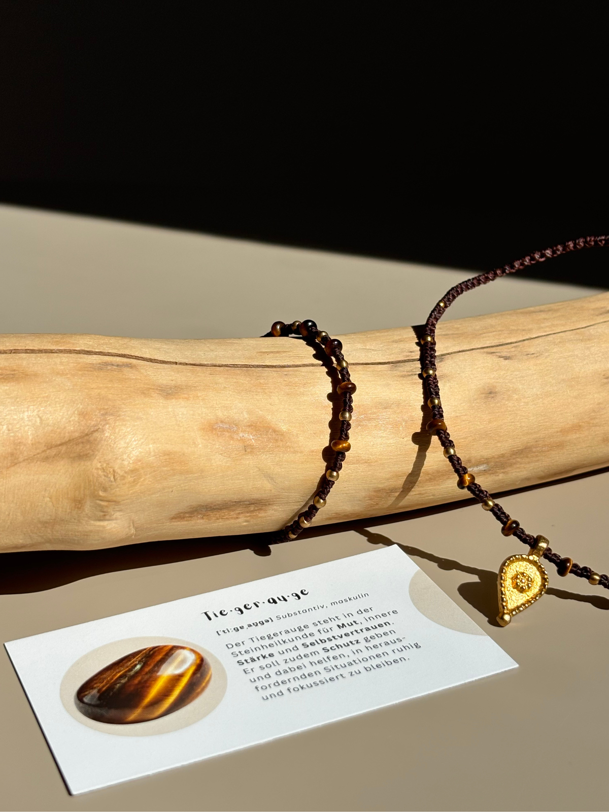 Makramee Kette und Armband aus dem Bundle Mary 